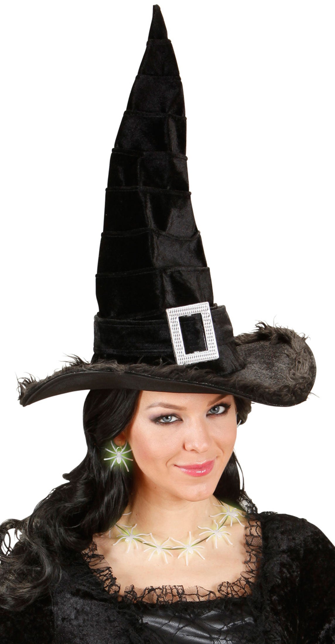 Neon-Spinnen Ohrringe - 3