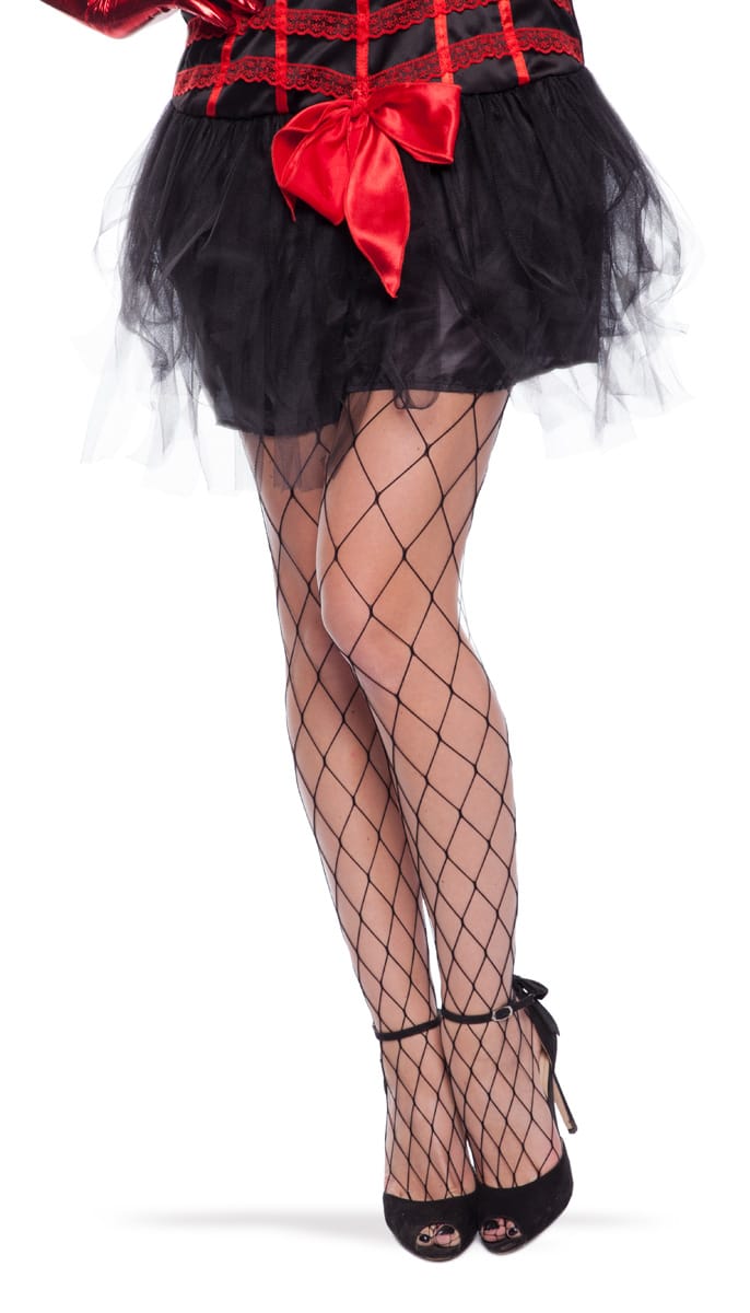 Netzstrumpfhose sexy schwarz 1