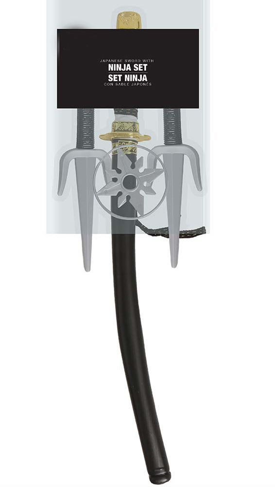 Ninja Zubehör-Set 4teilig für Kinder 1