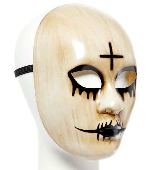 Gekreuzte Horror Nonnenmaske - 2