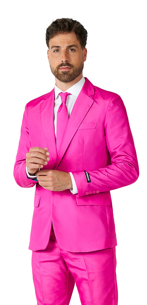 Suitmeister Solid Pink Anzug - 3