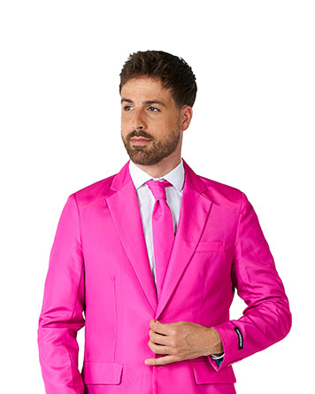 Suitmeister Solid Pink Anzug - 1