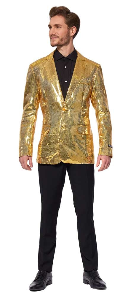 Suitmeister Sequins Gold Jacket für Herren - 1