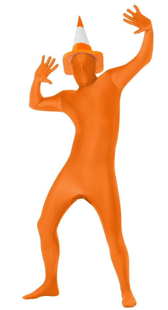 Orangefarbener Ganzkörperanzug - 6