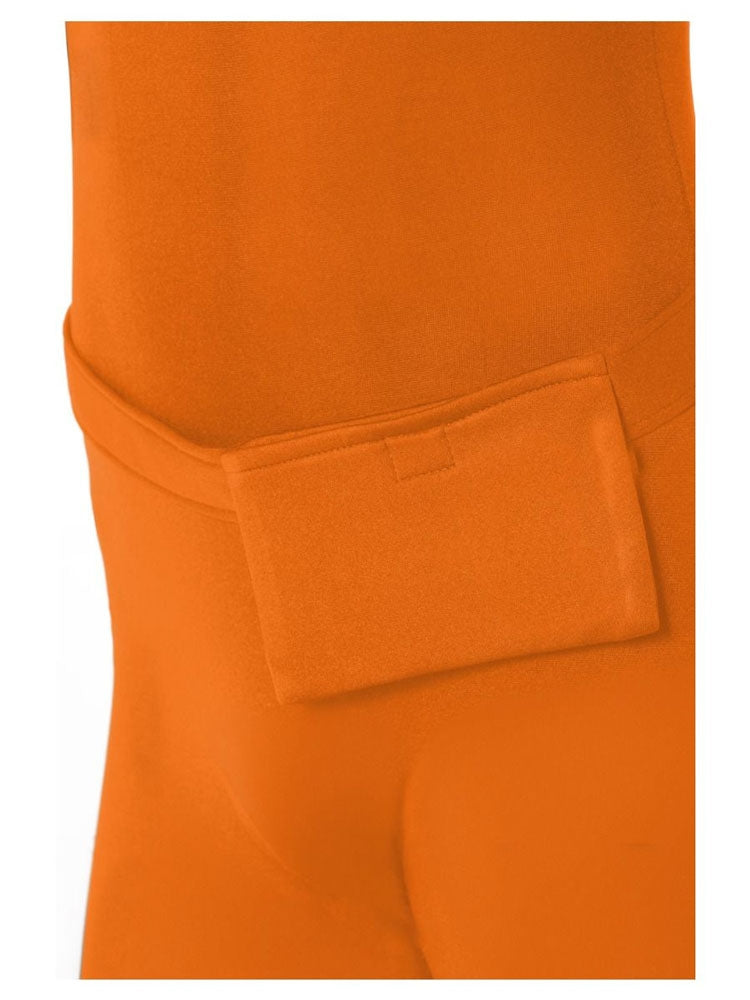Orangefarbener Ganzkörperanzug - 5