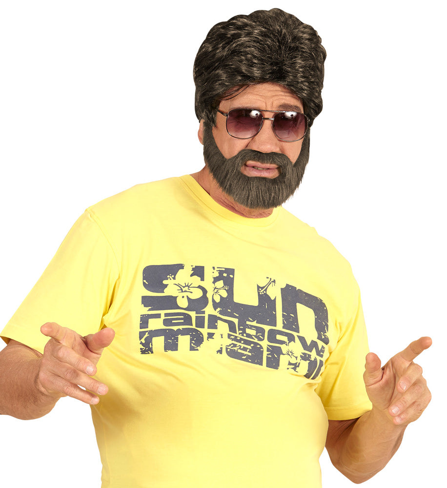 Over Alhan Perücke mit Bart - 2