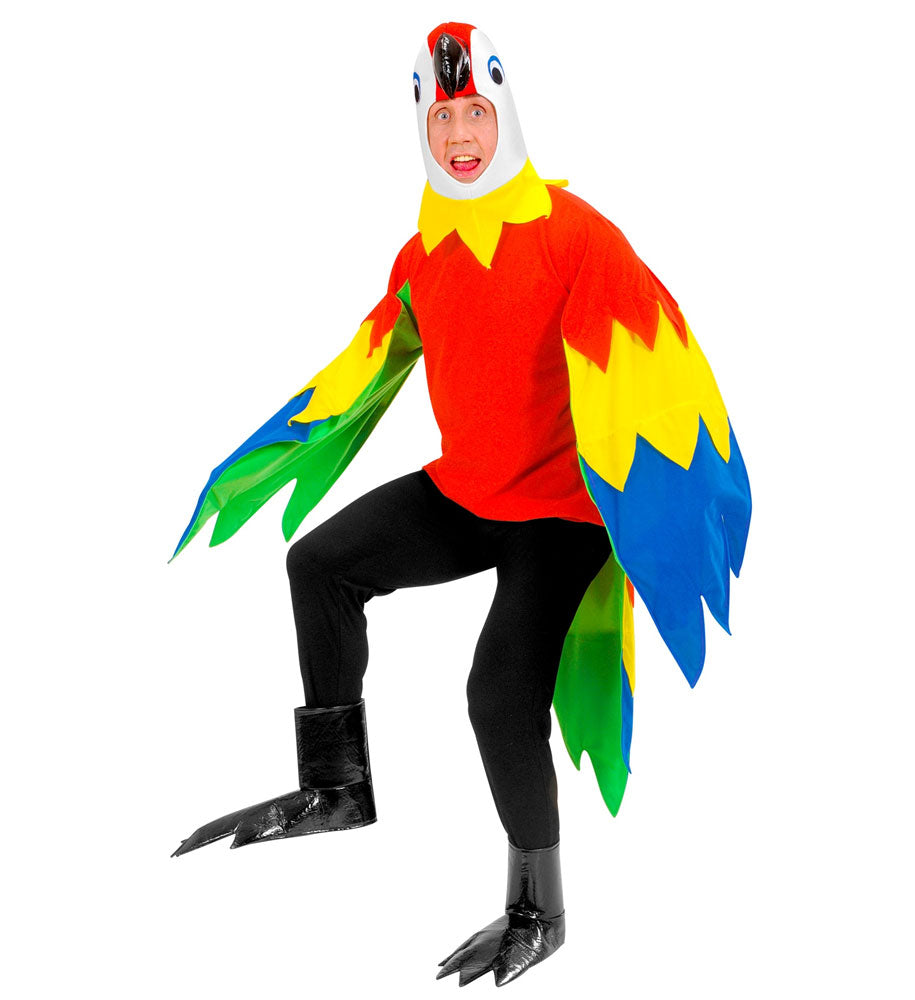 Bunter Papagei Kostüm für Erwachsene - 2
