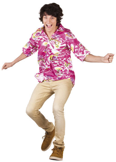 Pinkes Hawaiihemd Tropical Island - 1