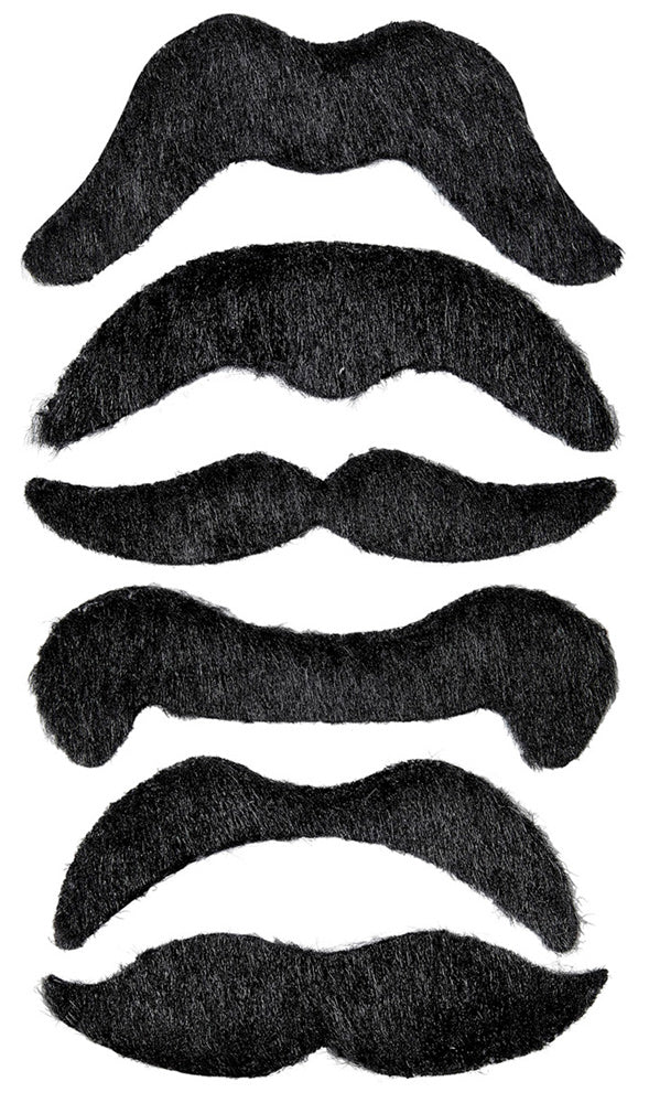 Piratenbärte Set 6-teilig - 2