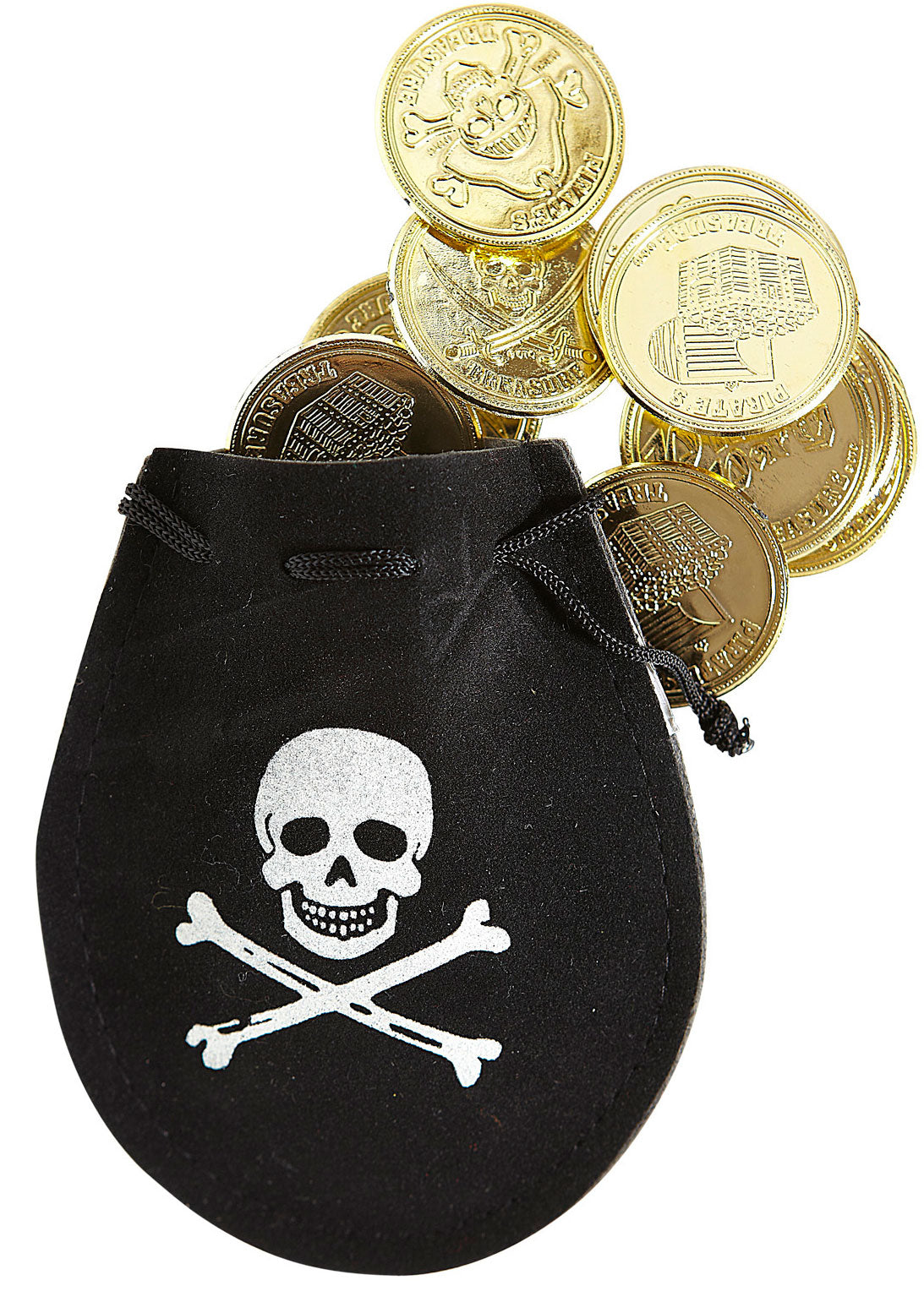Piratentasche mit 12 Dublonen - 1