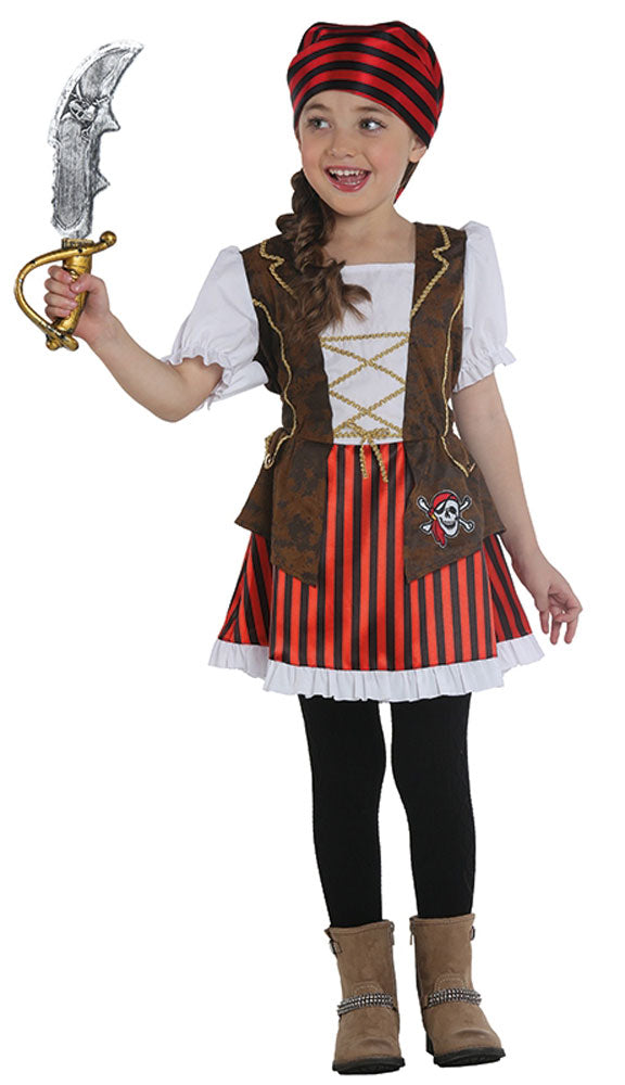 Piratin der Schatzinseln Kostüm für Kinder - 1