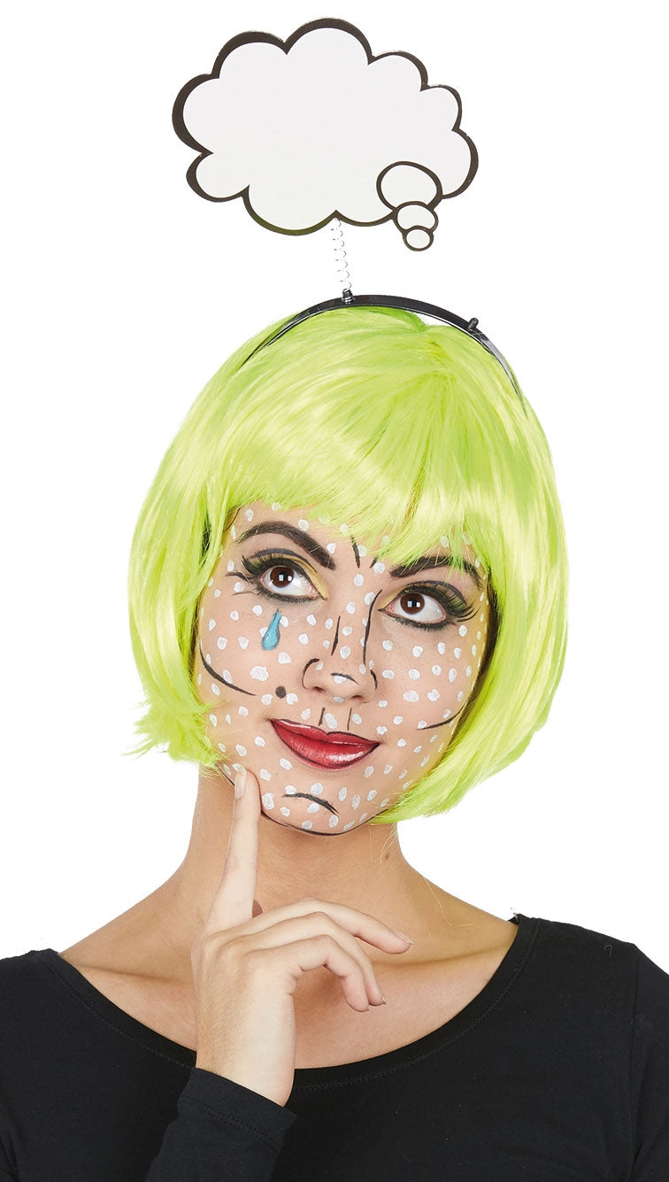 Pop Art Denkblasen Haarreif - 1