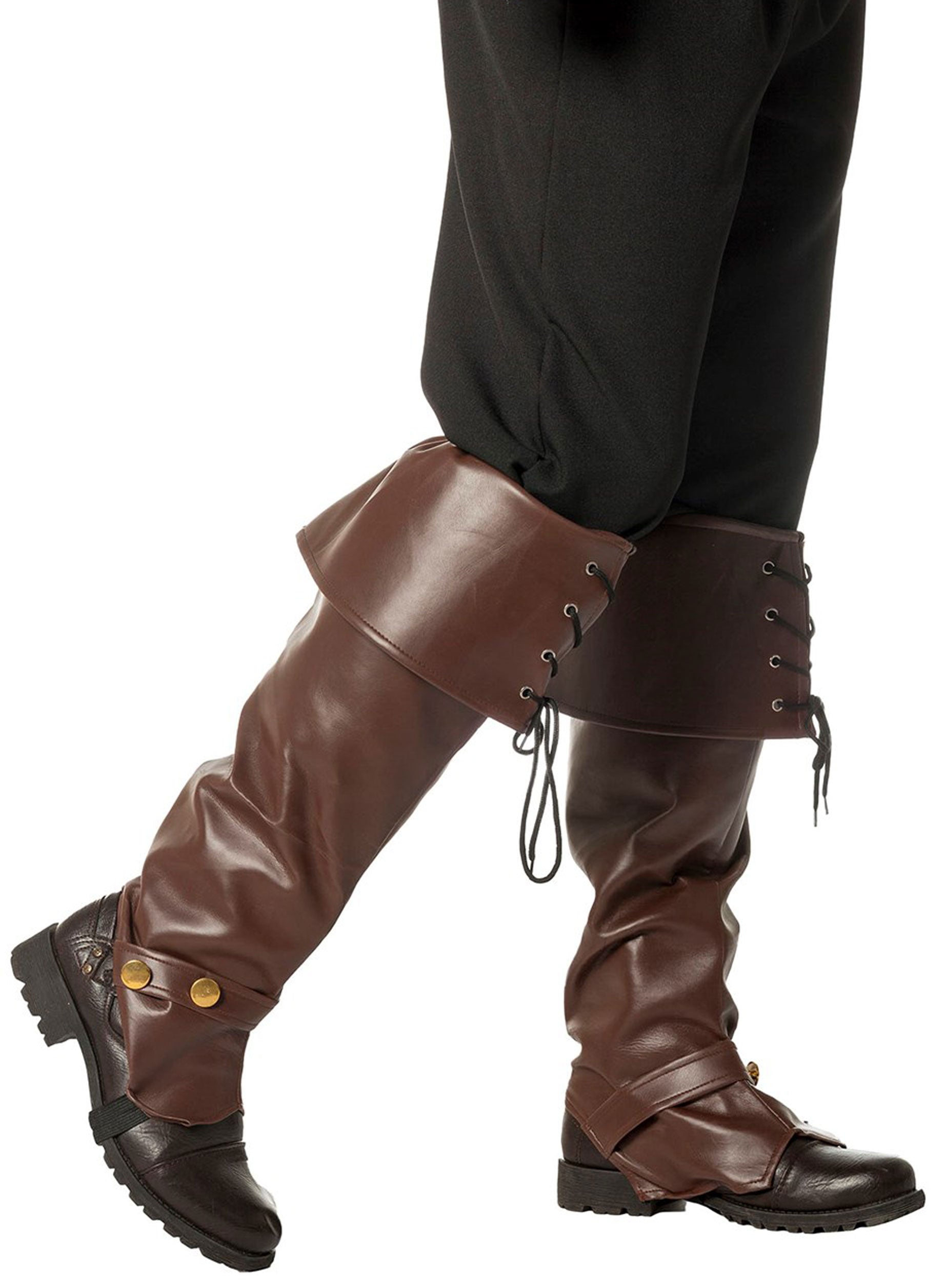 Premium Stiefelstulpen Braun - 1