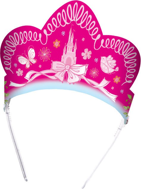 Prinzessinnen Traum Kindergeburtstag Diadem 6 Stück 1