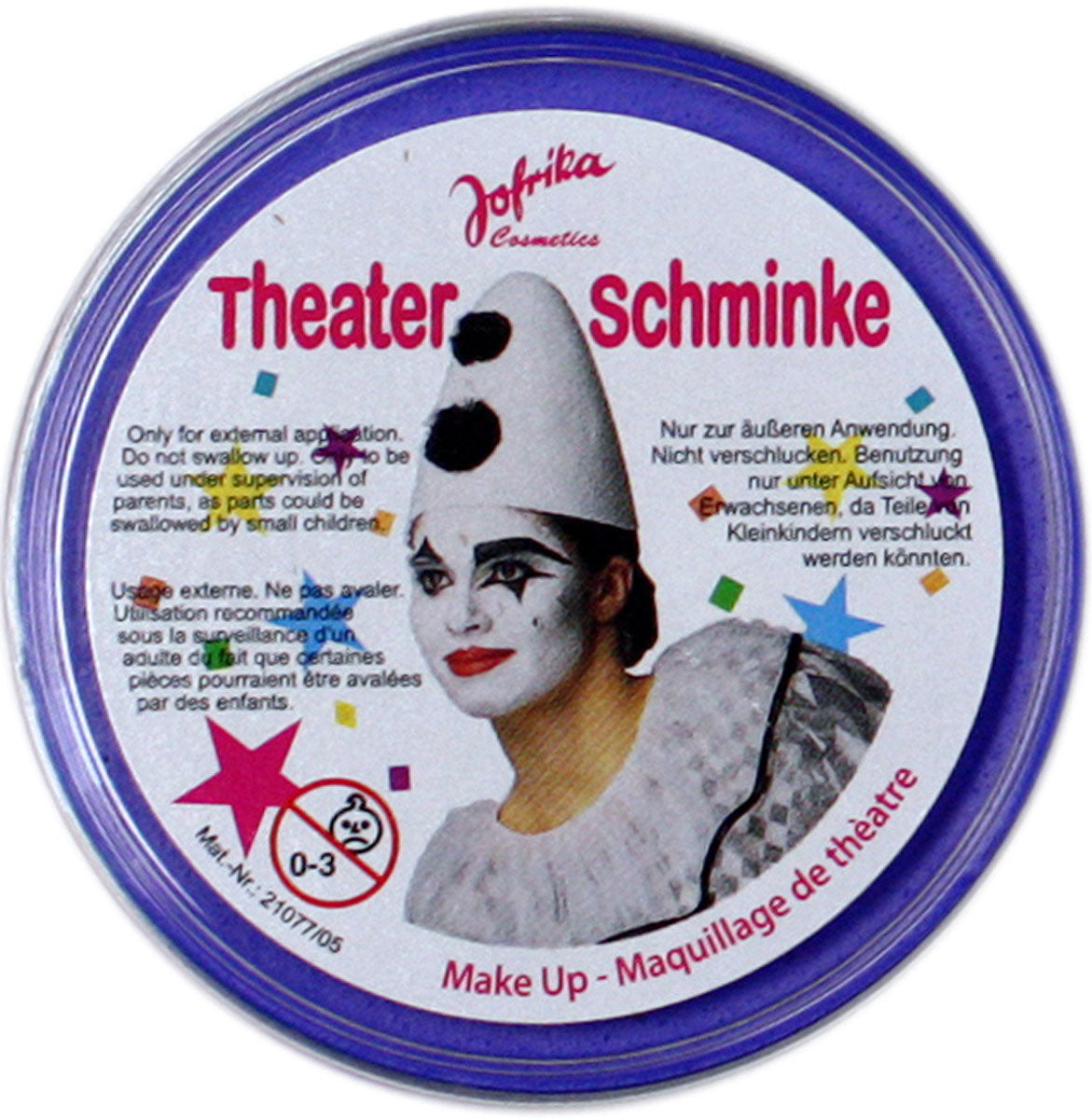Profi Theaterschminke blau - 1