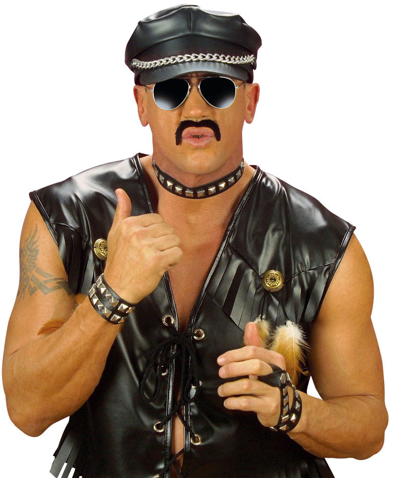 Punkrocker Nietenarmband zweireihig - 2