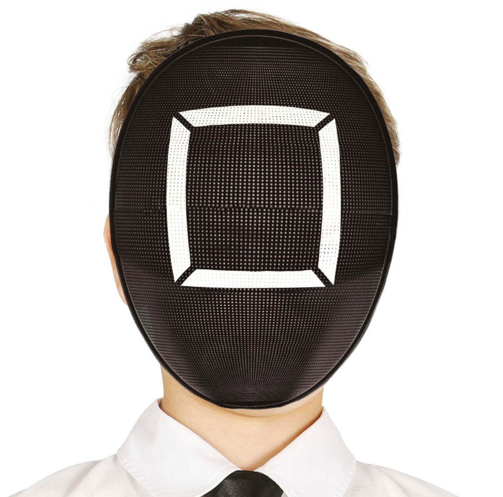Killer Game Maske Quadrat für Kinder - 1