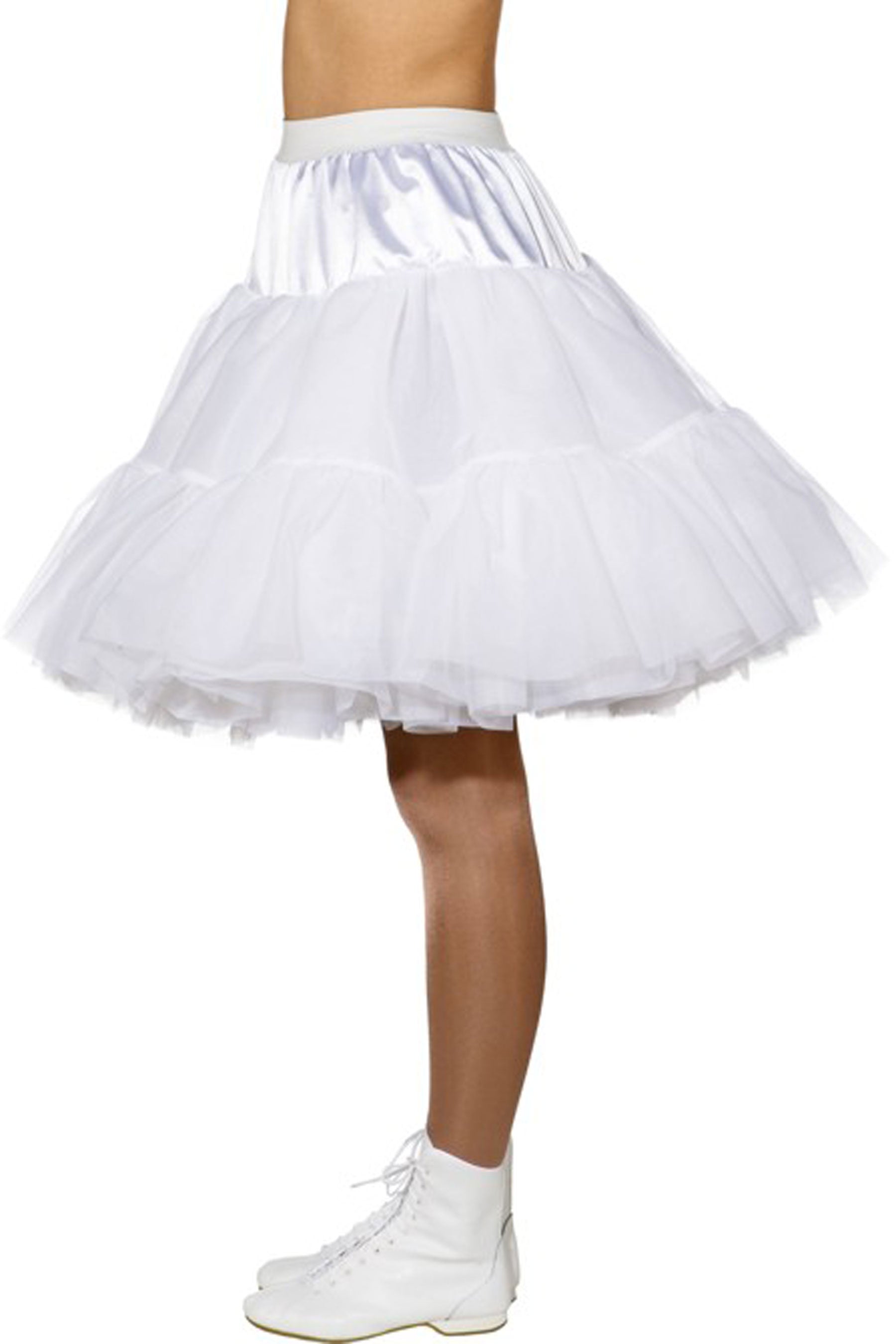 Rock\'n\'Roll Petticoat Weiß - 2