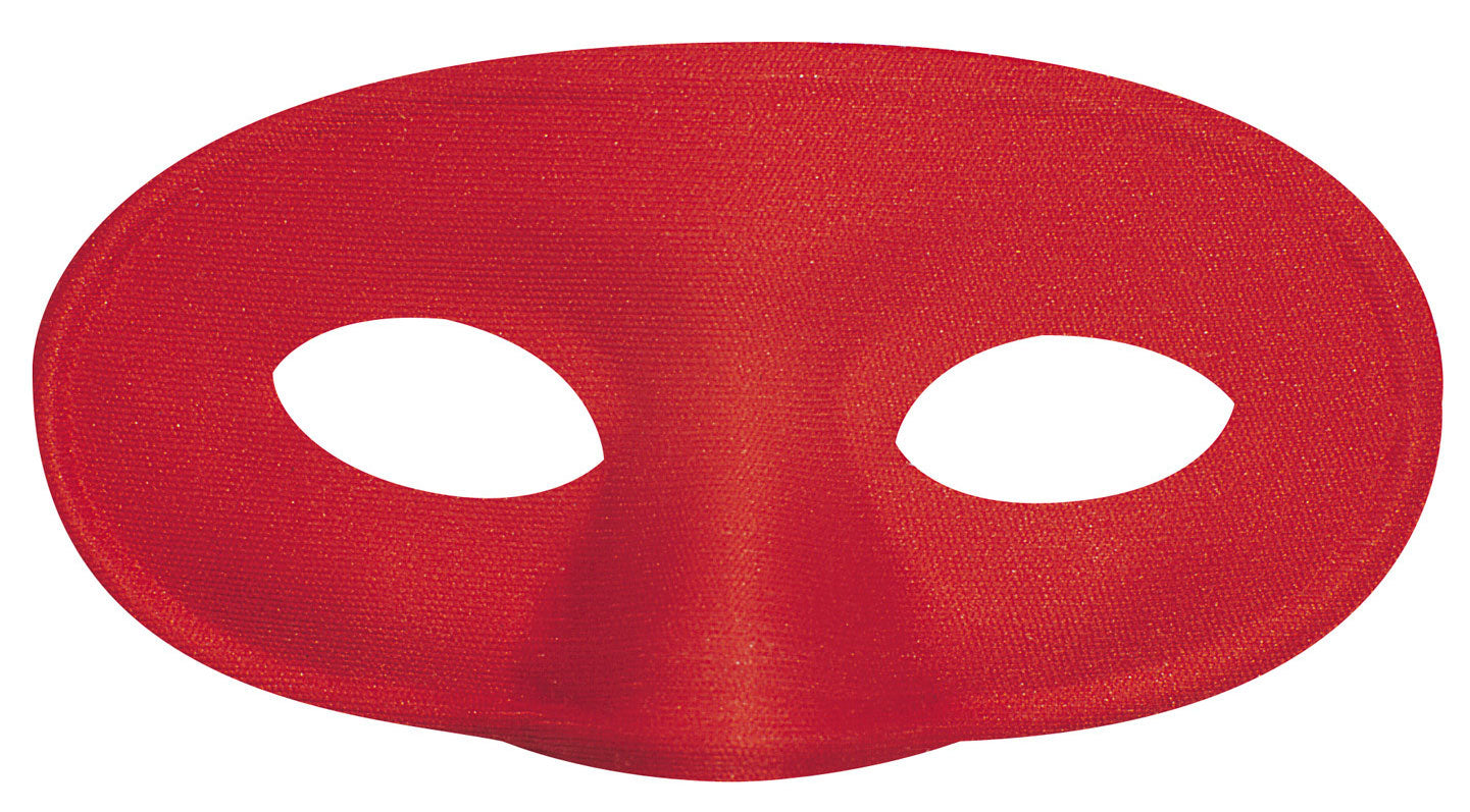 Rote Augenmaske für Kinder - 1