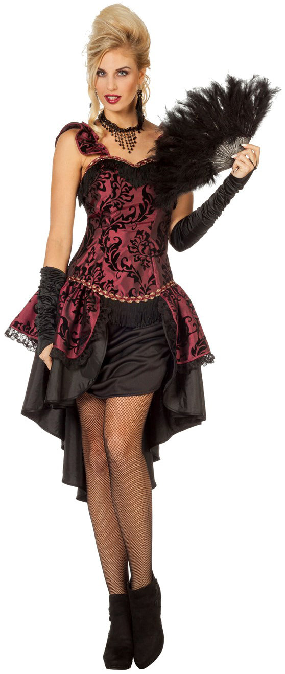Saloon Girl Nancy Burlesque Kostüm - 1