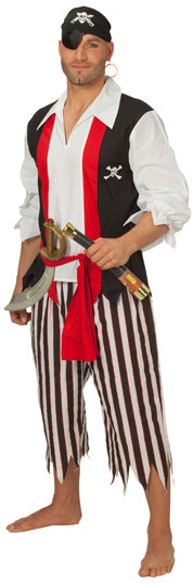 Seeräuber Piraten Kostüm für Herren - 1