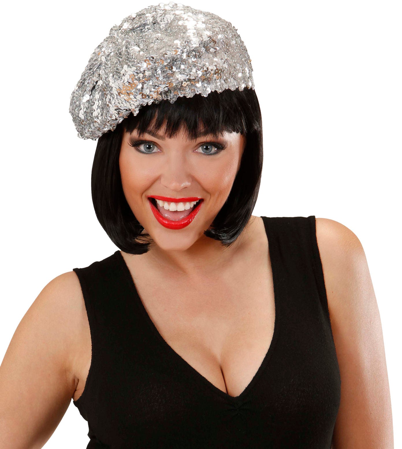 Silver Glamour Baskenmütze - 2