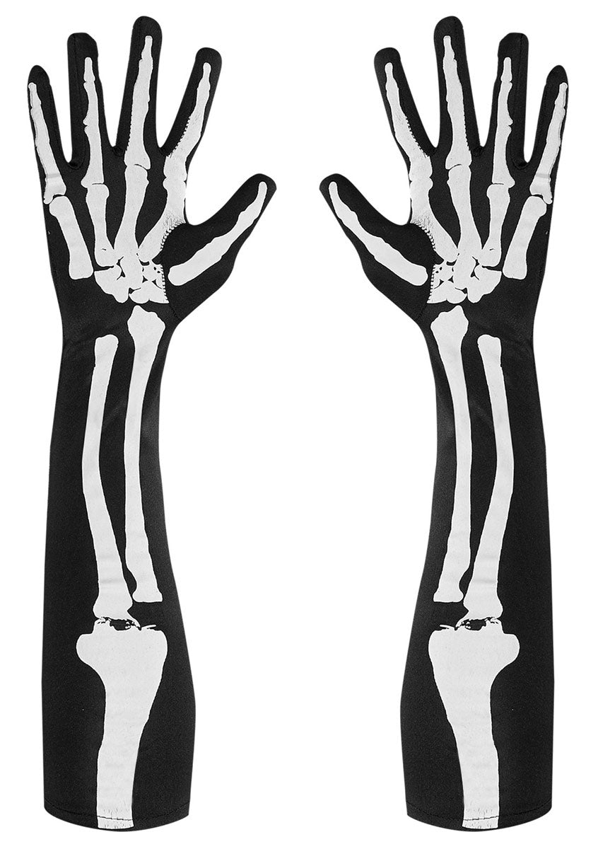 Skelett Handschuhe 50cm - 1