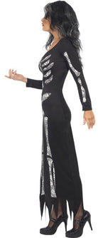 Lady Skull Skelett Kostüm - 2