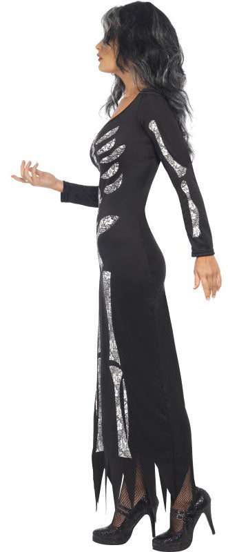 Lady Skull Skelett Kostüm - 2