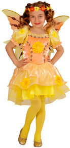 Sommer Feen Kinderkostüm gelb - 1