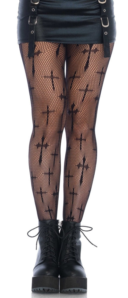 Plus Size Kreuz Strumpfhose Deluxe - 1