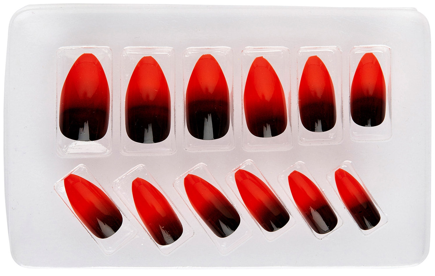 Stiletto Teufel Fingernägel für Damen - 2