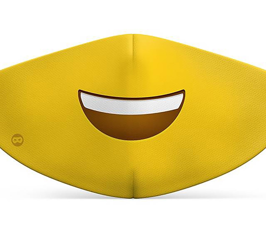 Mund-Nasen-Maske Smiley für Kinder - 1