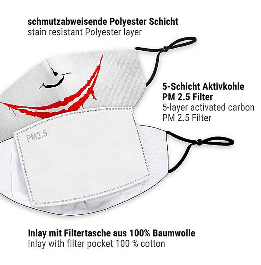 Mund-Nasen-Maske Why So Serious - 4