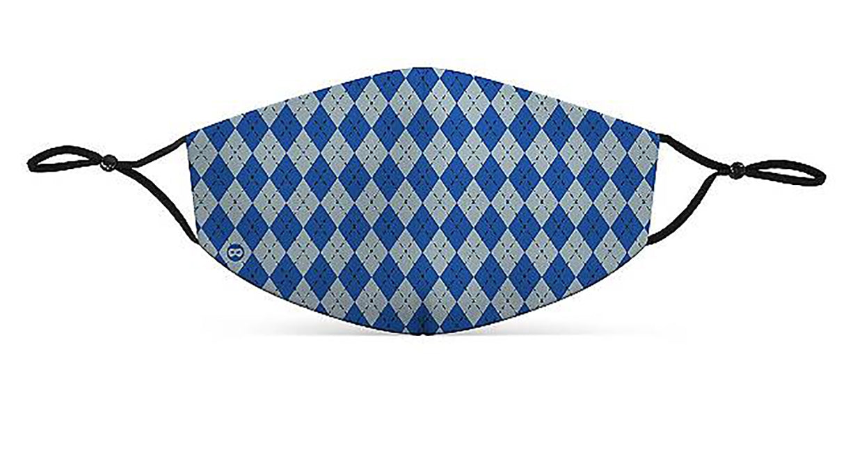 Mund-Nasen-Maske Zauberschule blau für Kinder - 1