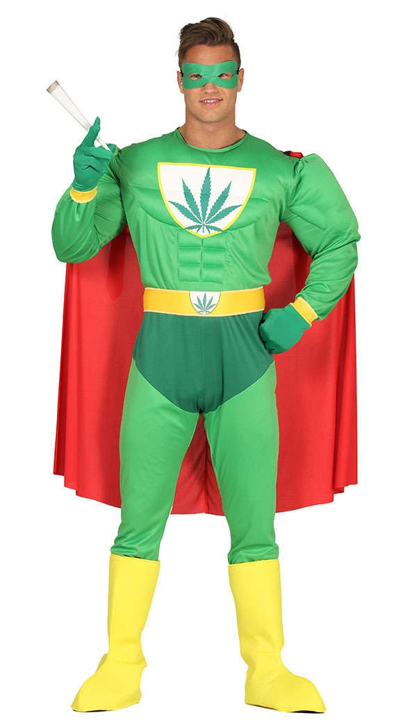 Super Marihuana Helden Kostüm - 1