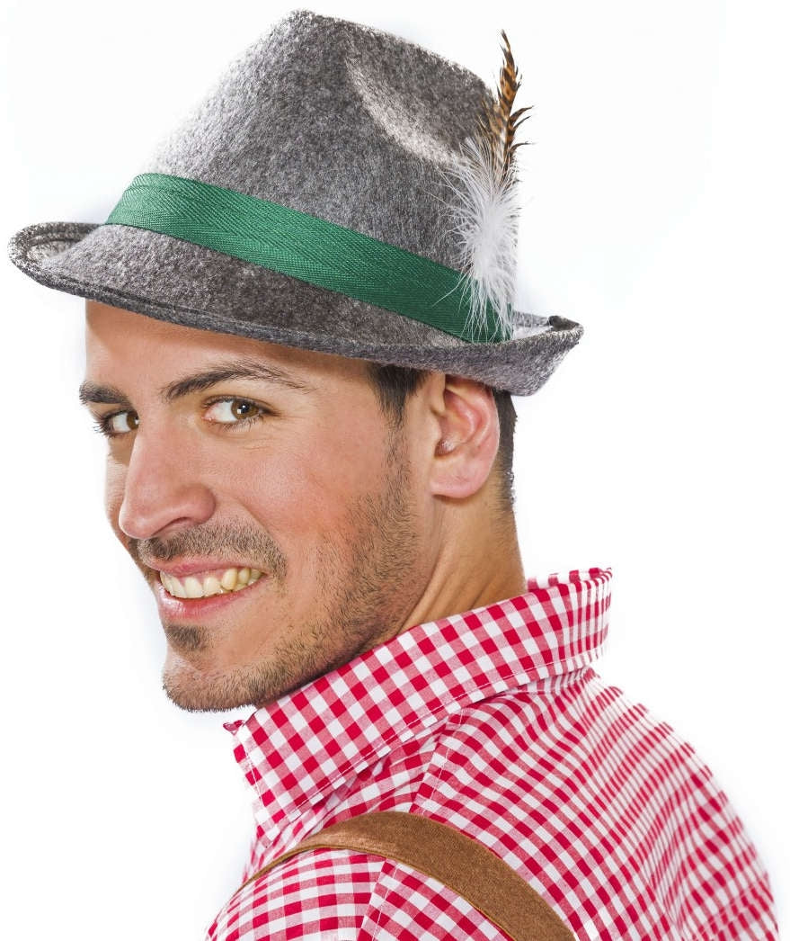 Tiroler Hut Anton mit Feder - 1