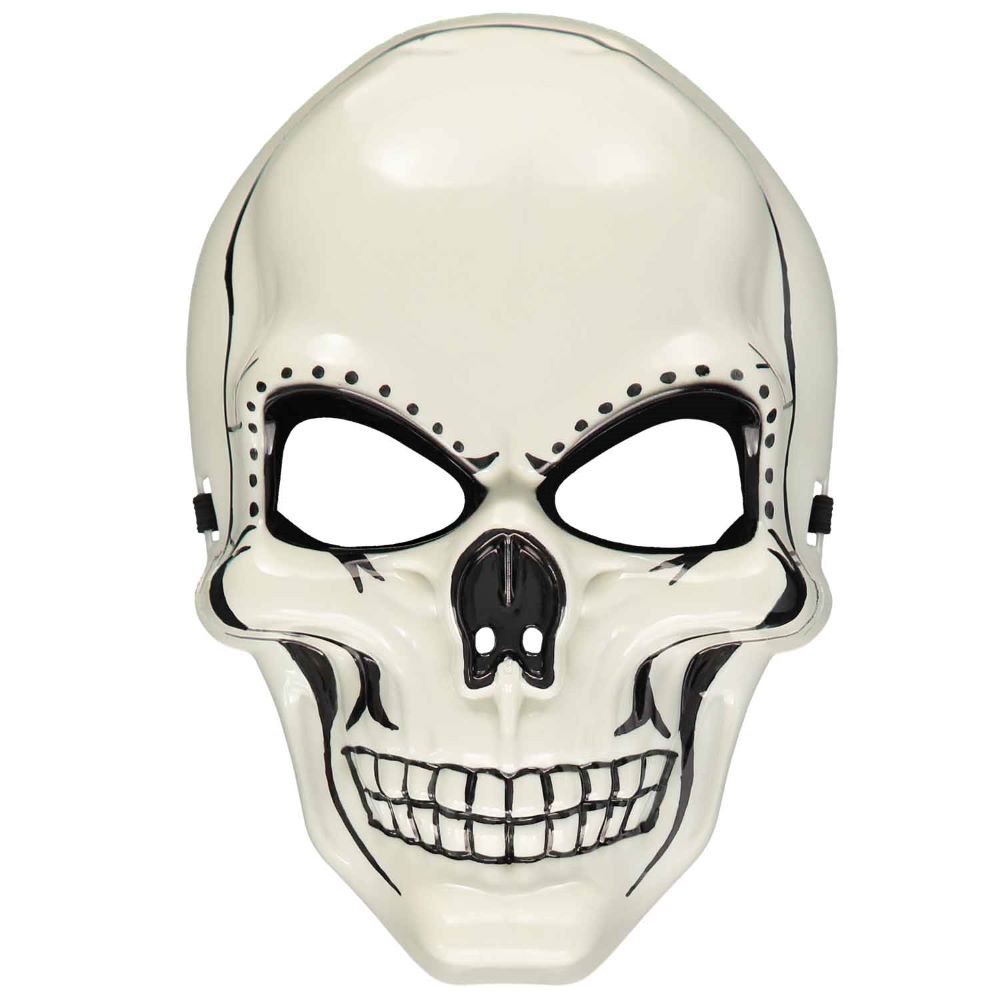 Totenkopf Skeleton Maske für Herren 1