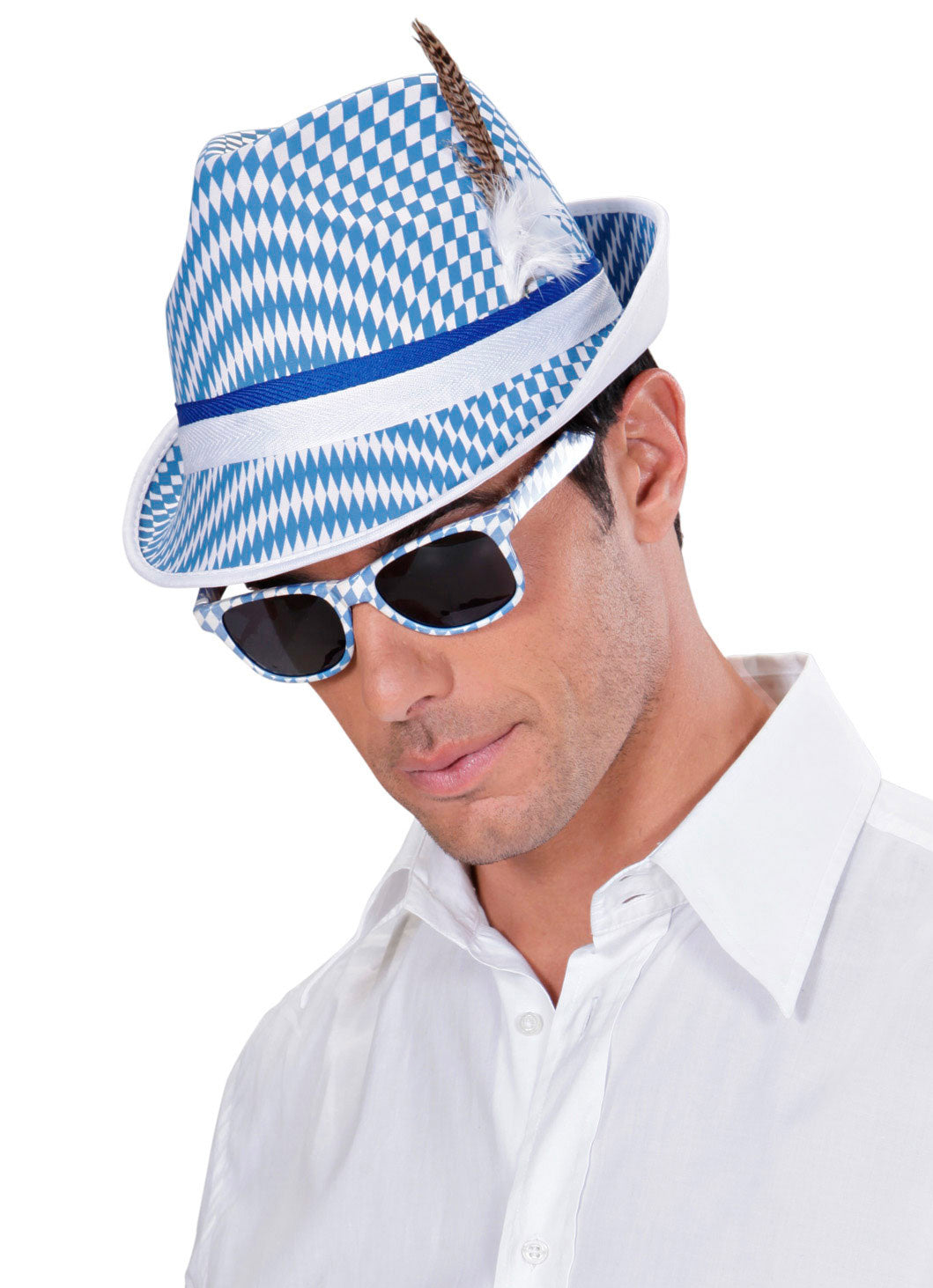 Traditioneller Bayern Hut mit Feder - 2