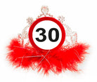 Verkehrsschild 30 Geburtstagskrone 1