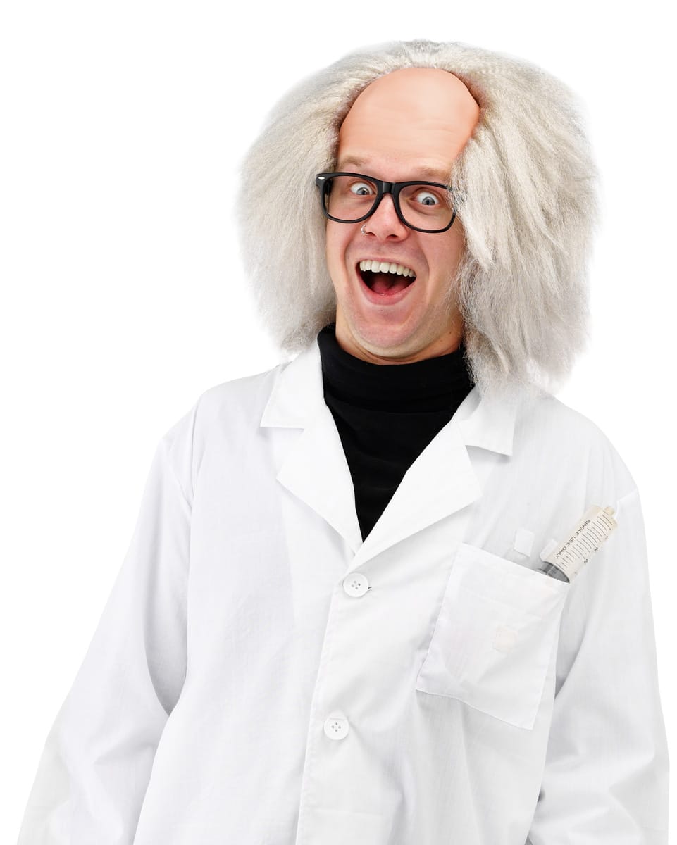 Verrückter Wissenschaftler Einstein Perücke 1