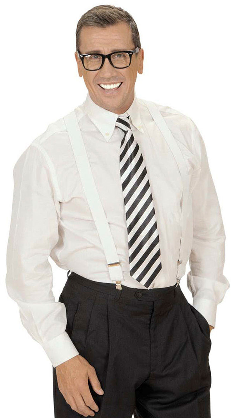 Weiße Hosenträger - 3