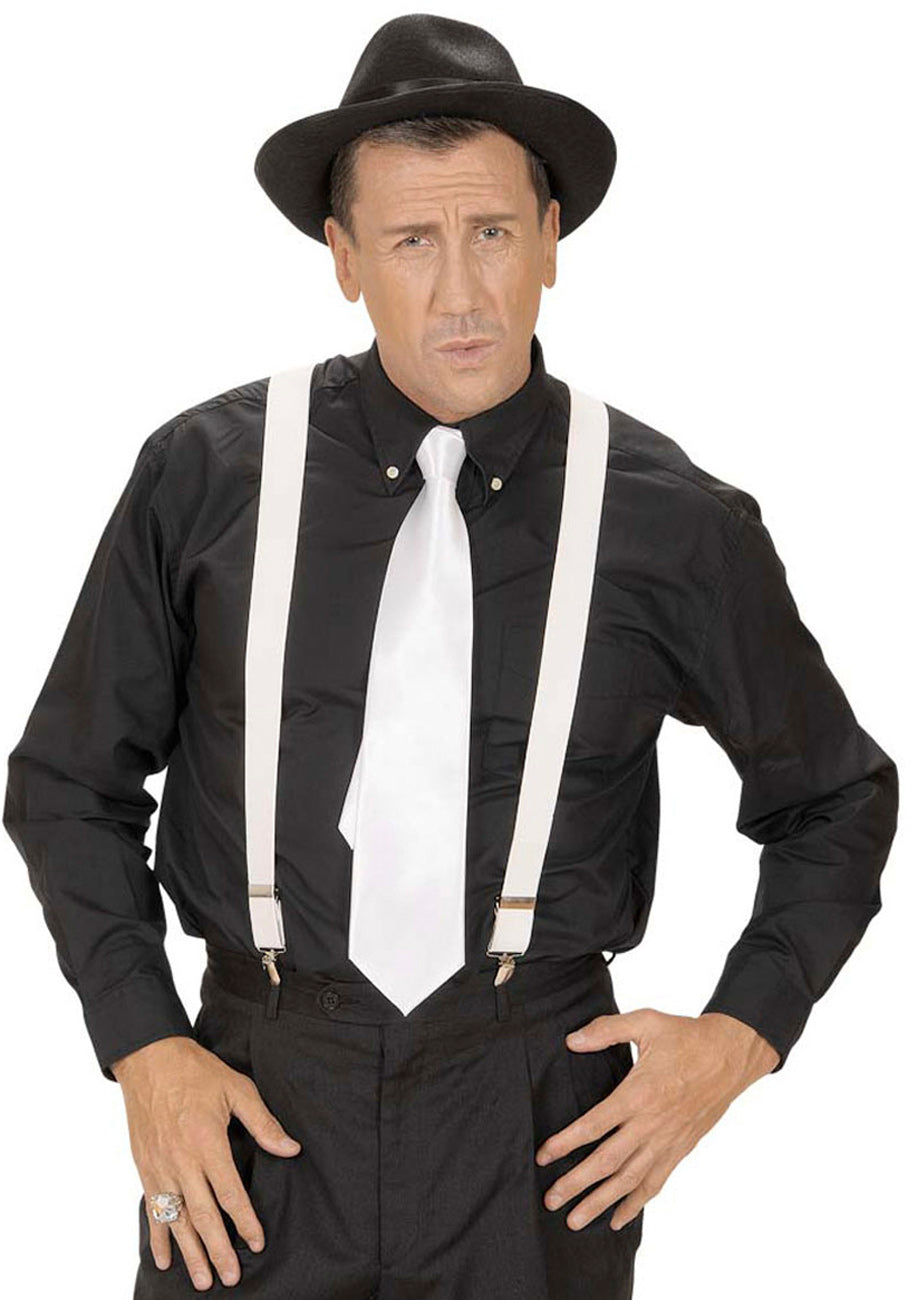 Weiße Hosenträger - 6