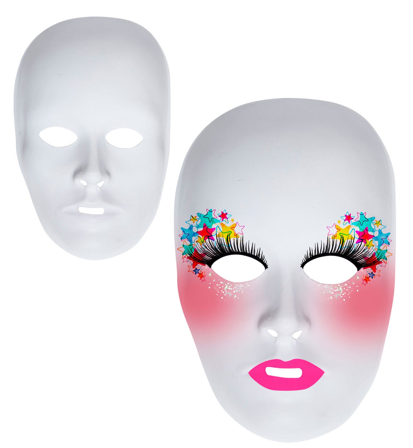 Weiße Maske bemalbar - 2