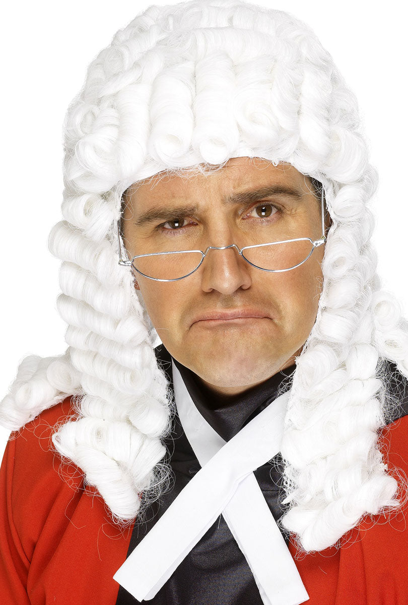 Weiße Richter Perücke - 1
