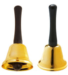 Weihnachtsglocke 13cm Gold-Schwarz 1