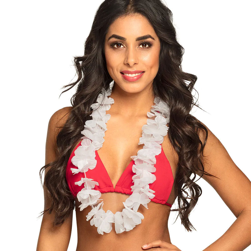 Hawaii Kette Hula weiß - 2