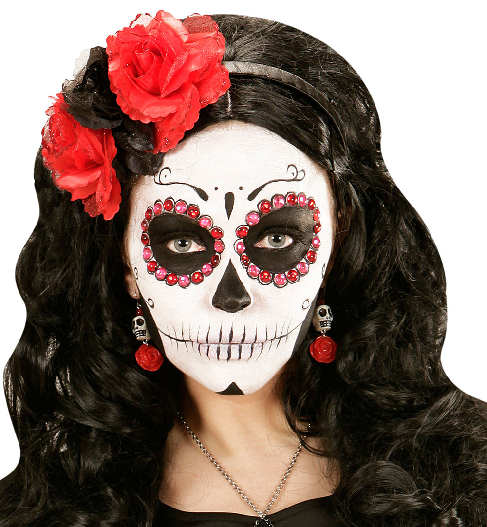 White Skull Tag der Toten Ohrringe - 2