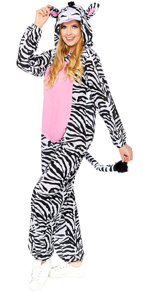 Zebra Overall Kostüm für Damen - 1
