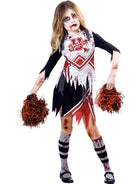 Zombie Red Cheerleader Kinderkostüm - 1
